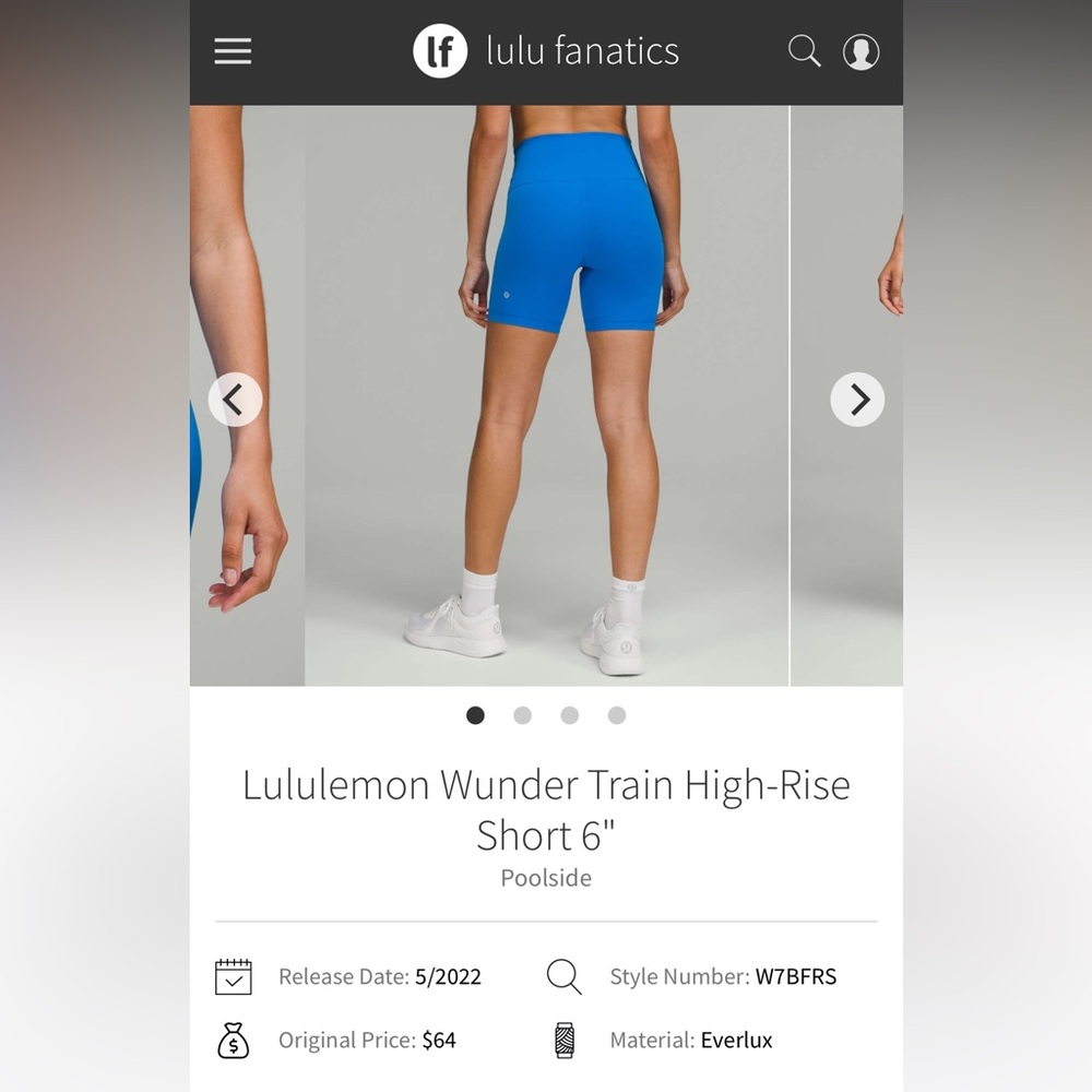 lululemon athletica Poolside Wunder Train Shorts